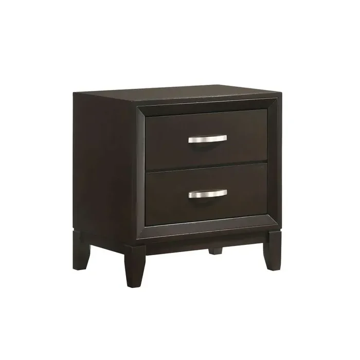 Picket House Furnishings – Warren 2-Drawer Nightstand in Merlot – B-1140-NS