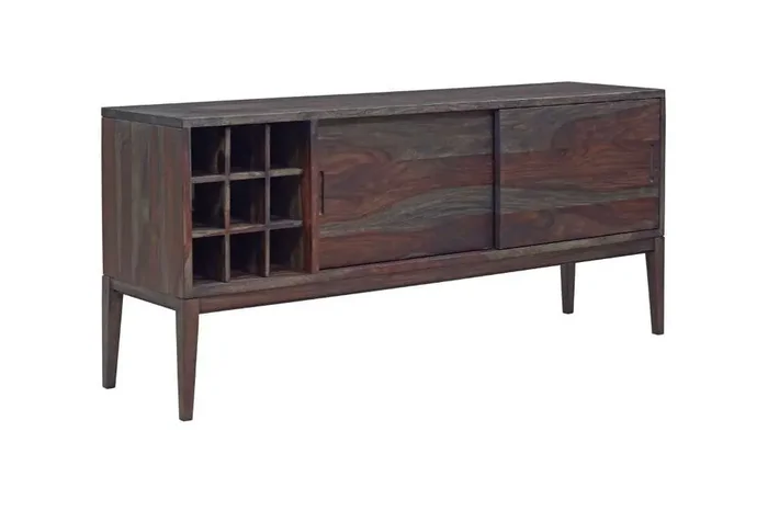 Porter Designs – Fall River Solid Sheesham Wood Sideboard, Gray – 07-117-30-4436