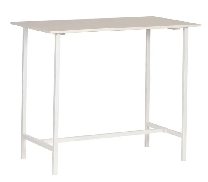 Porter Designs – Yuki Solid Wood Counter Table, White – 07-108-08-8653