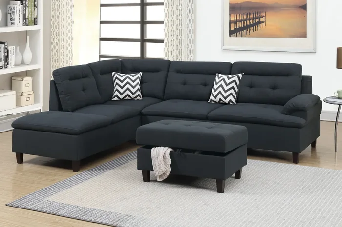 Poundex 3 Piece Sectional Set Model F6588