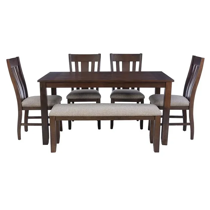 Powell Company – Lepine 6Pc Dining Set Brown/Beige – D1010LD23PC6