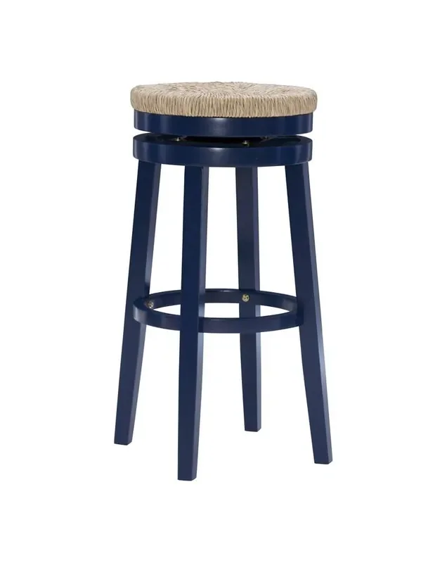 Powell Company – Morgan Barstool Navy Blue – D1267B19NBBS