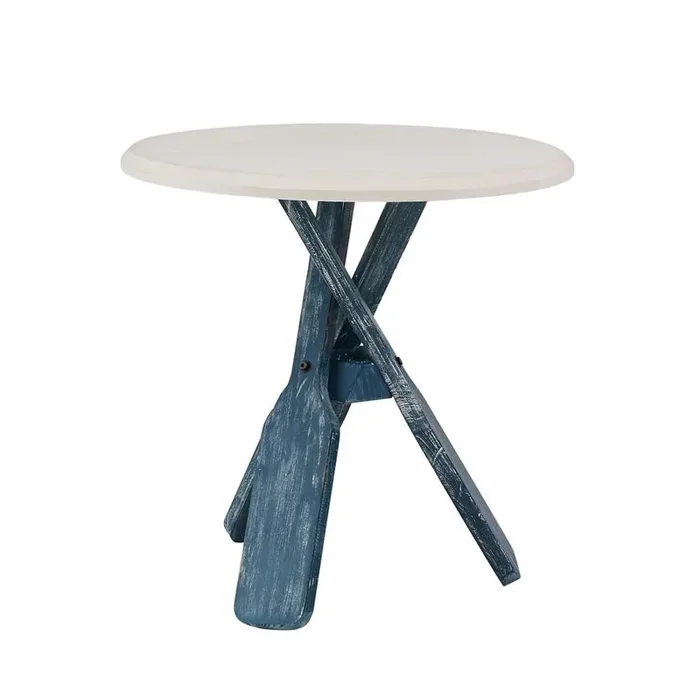 Powell Company – Omar Side Table Blue – D1290A19B