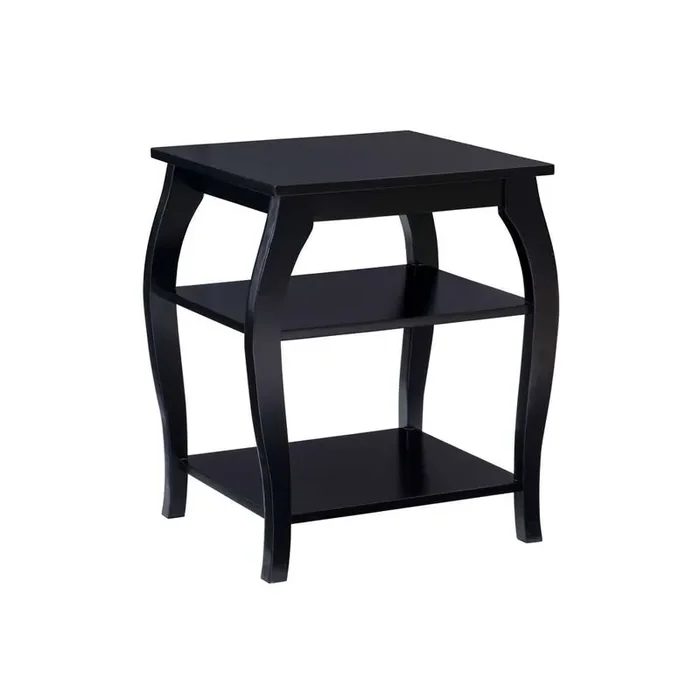 Powell Company – Prismatic Side Table, Black – D1363A20B