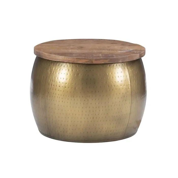 Powell Company – Royce Brass Drum With Storage – D1241A19G