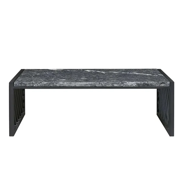 Pulaski – Modern Industrial Stone Top Cocktail Table – P301728_CLOSEOUT