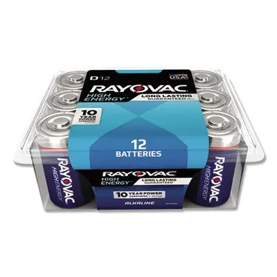 Rayovac® Alkaline D Batteries, 12/pack