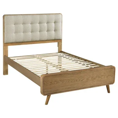 Robyn Wood Full Platform Bed Light Ash / CS-225091F
