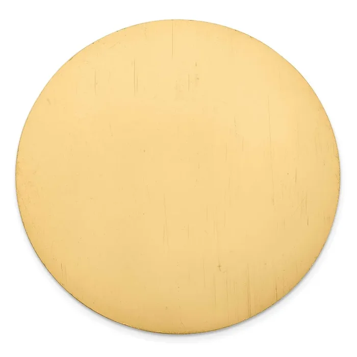Round Stamping 14k Gold YG1020/18