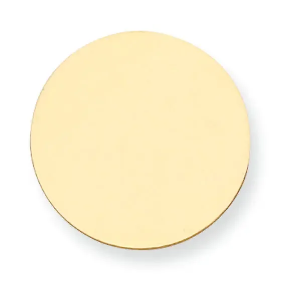 Round Stamping 14k Yellow Gold YG1015