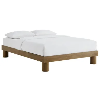Runa Wood Queen Platform Bed / MOD-7209