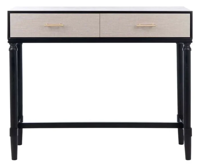 Safavieh – Estella 2Drw Console Table – Black – CNS5731B