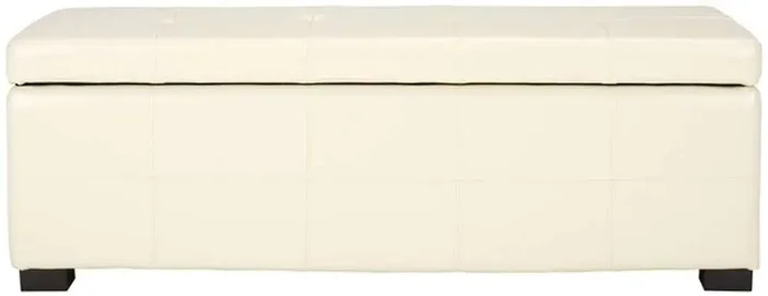 Safavieh – Maiden Lg Tufted Storage Bench – Flat Cream – HUD8229K