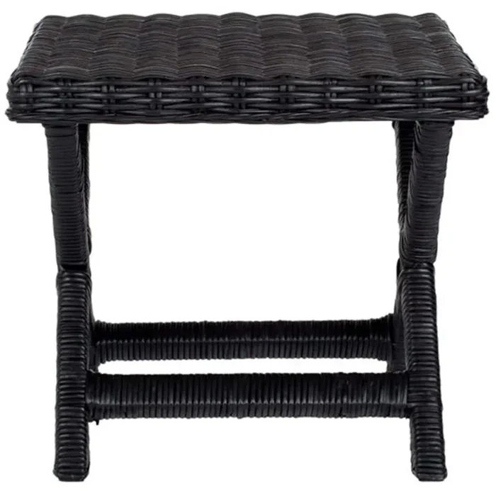 Safavieh – Manor Ottoman – Black – FOX6529B