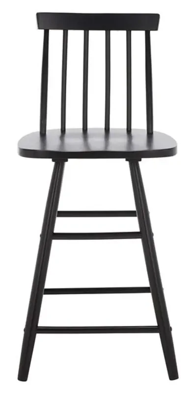 Safavieh – May Wood Counter Stool – Black – BST1405A