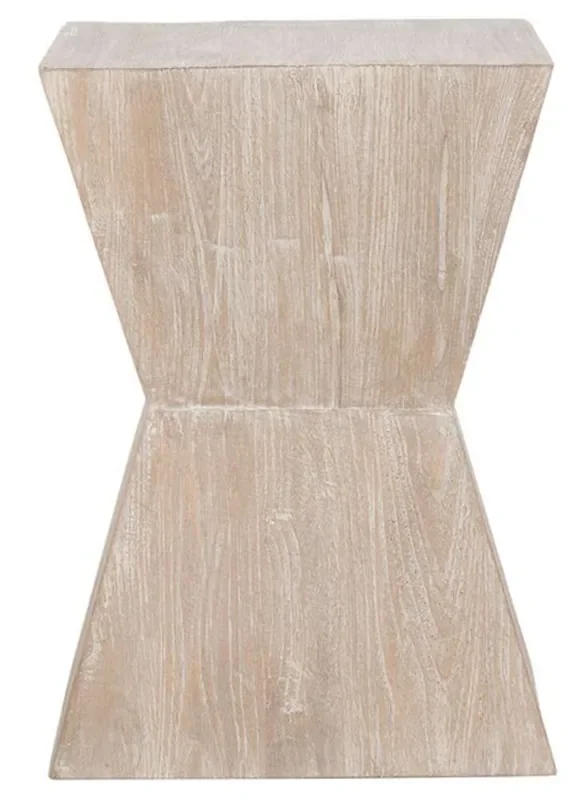 Safavieh – Noatak Side Table – Pickled Oak – FOX1009A