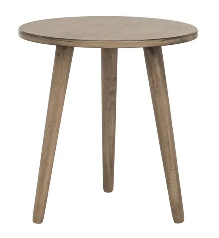Safavieh – Orion Round Accent Table – Light Brown – ACC5700B