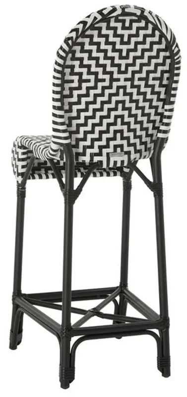Safavieh – Tilden Barstool – Black – White – PAT4021A