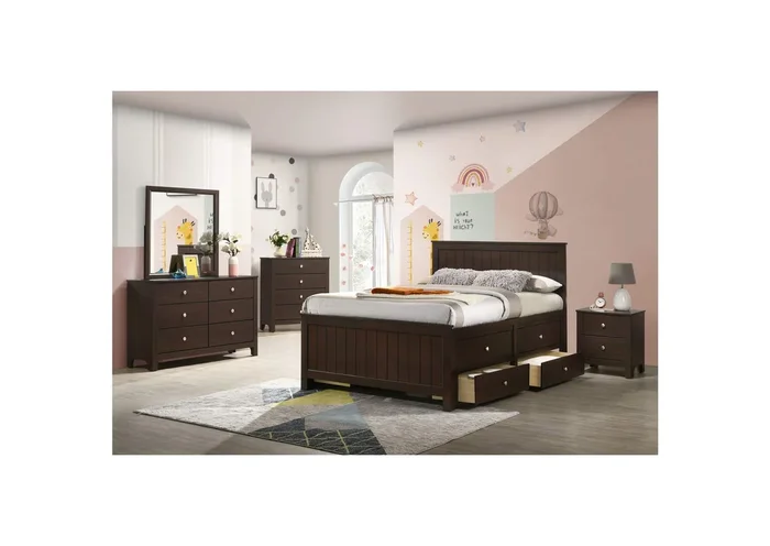 Sami Full Captains Bed In Espresso