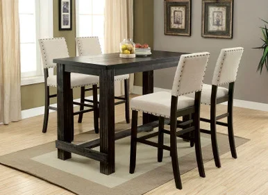SANIA Bar Table, Antique Black / CM3324BK-BT-VN
