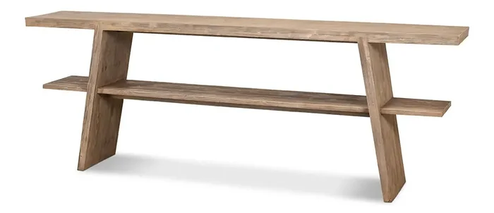 Sarreid Ltd – Bodega Vineyards Console Table – Tan – 53340
