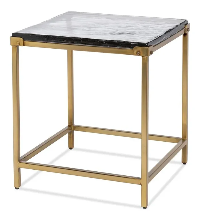 Sarreid Ltd – Christian Side Table – BRONZE – 53955