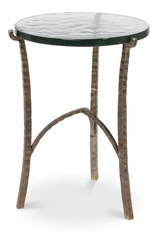 Sarreid Ltd – Dandy Round Side Table – BRONZE – 53947