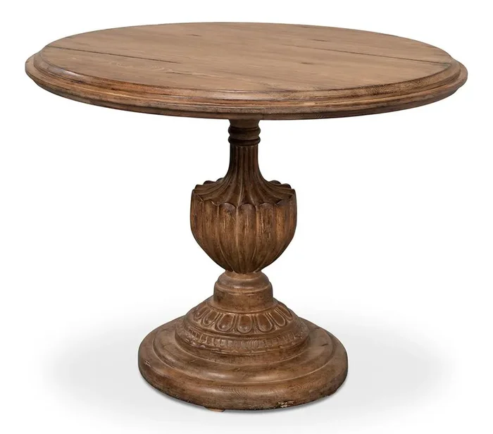Sarreid Ltd – Renaissance Pedestal Dining Table,40inTop – 52766