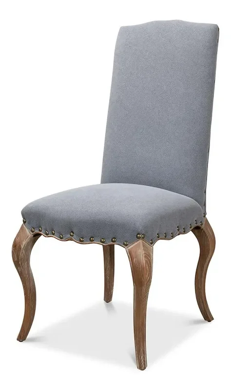 Sarreid Ltd – Thorne Side Chair – Blue – 29083