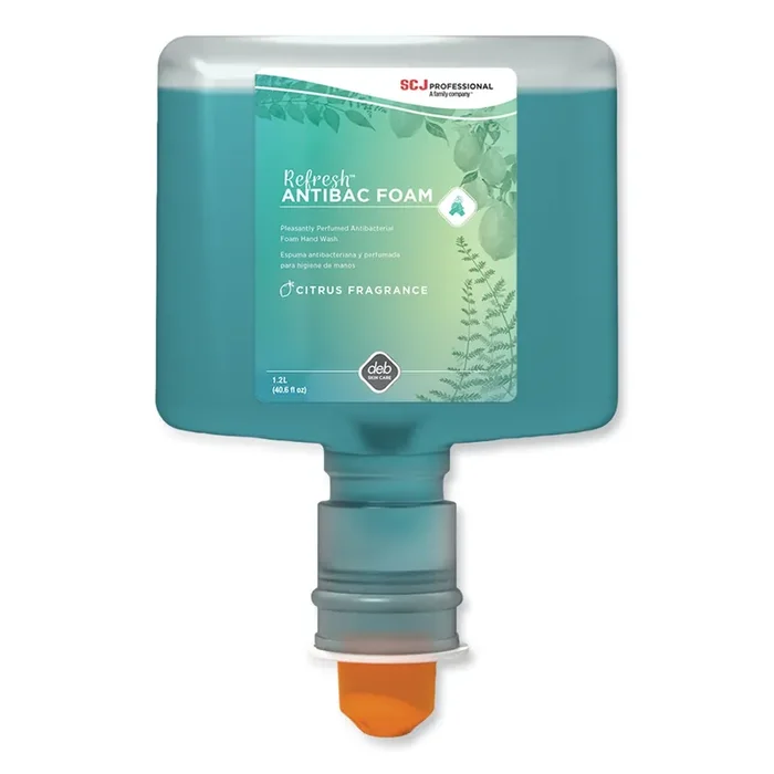 SC Johnson Professional® Refresh Foaming Hand Soap Touch Free Cartridge Refill, Citrus Scent, 1.2 L, 3/Carton