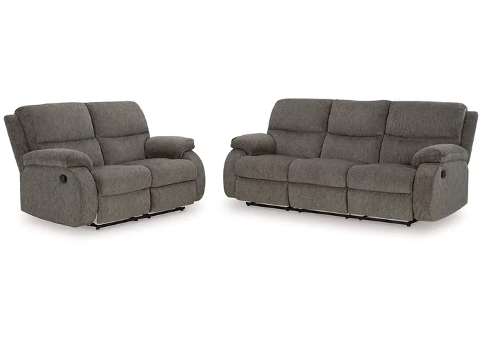 Scranto Manual Reclining Sofa and Loveseat
