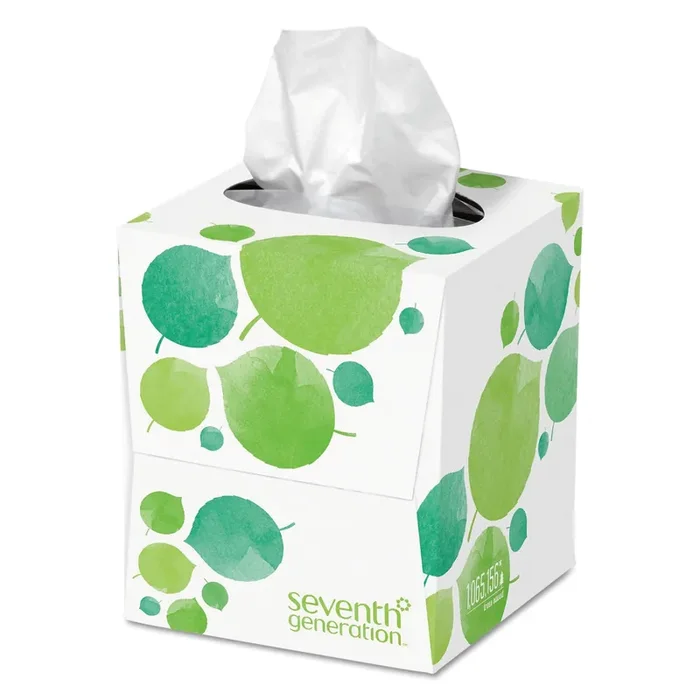 Seventh Generation® 100% Recycled Facial Tissue, 2-Ply, White, 85 Sheets/box