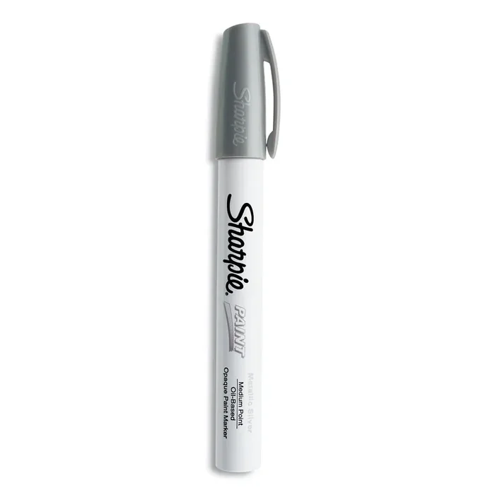 Sharpie® Permanent Paint Marker, Medium Bullet Tip, Silver