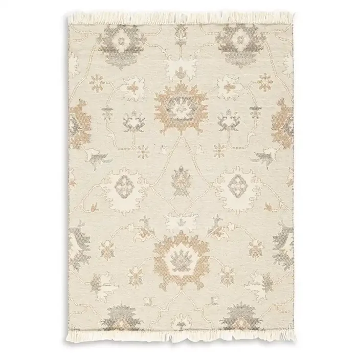 Signature Design by Ashley – Calkin Medium Rug in Linen/Gray/Caramel – R406392