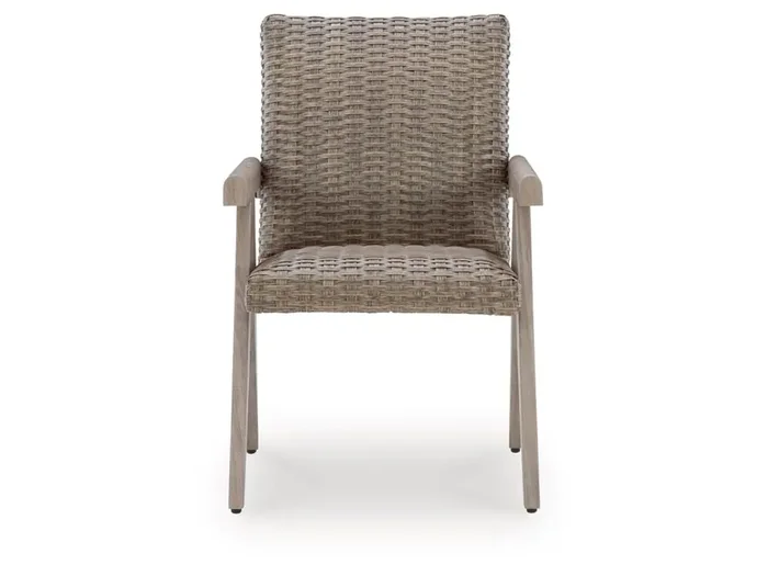 Signature Design by Ashley – Carisbo Outdoor Arm Chair (Set of 2) in Beige – P690-601A