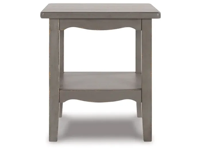 Signature Design by Ashley – Charina Square End Table in Antique Gray – T784-2