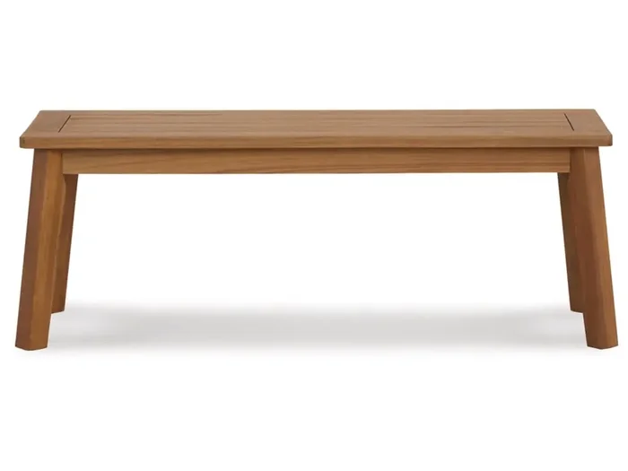 Signature Design by Ashley – Janiyah Outdoor Bench in Light Brown – P407-600