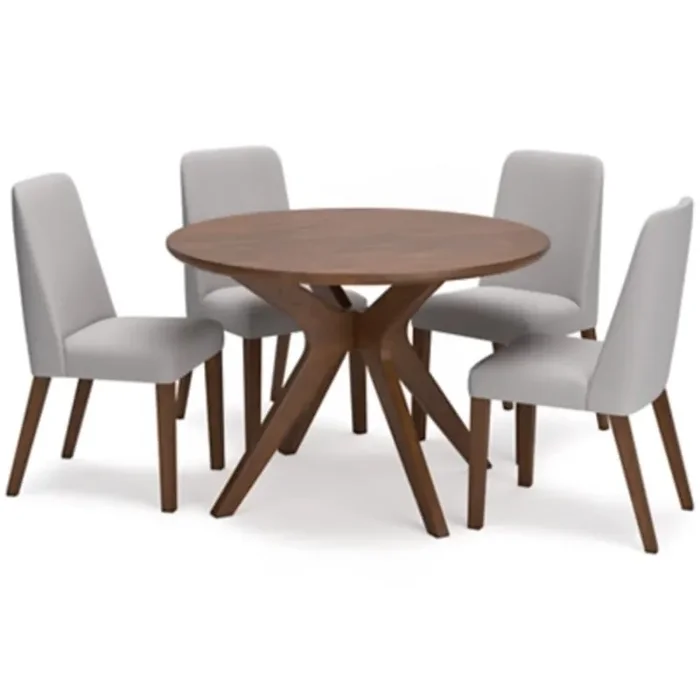 Signature Design by Ashley – Lyncott Dining Table And 4 Chairs in Gray/Brown