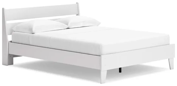 Signature Design by Ashley – Socalle Queen Panel Platform Bed in White