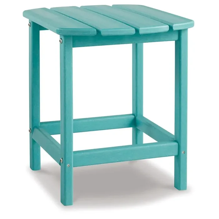 Signature Design by Ashley – Sundown Treasure Rectangular End Table in Turquoise – P012-703