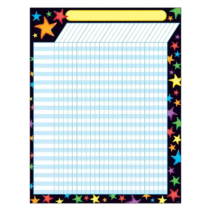 SOLD OUT Gel Stars Incentive Chart – Large