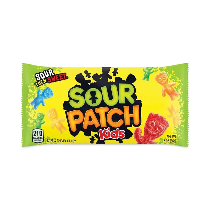 Sour Patch Kids® Chewy Candy, Assorted, 2 oz Bags, 24/Pack