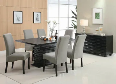 Stanton Rectangular 66-inch Dining Table Black / CS-102061