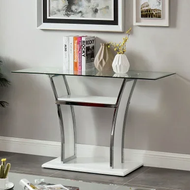 STATEN Sofa Table, White / CM4372WH-S-PK