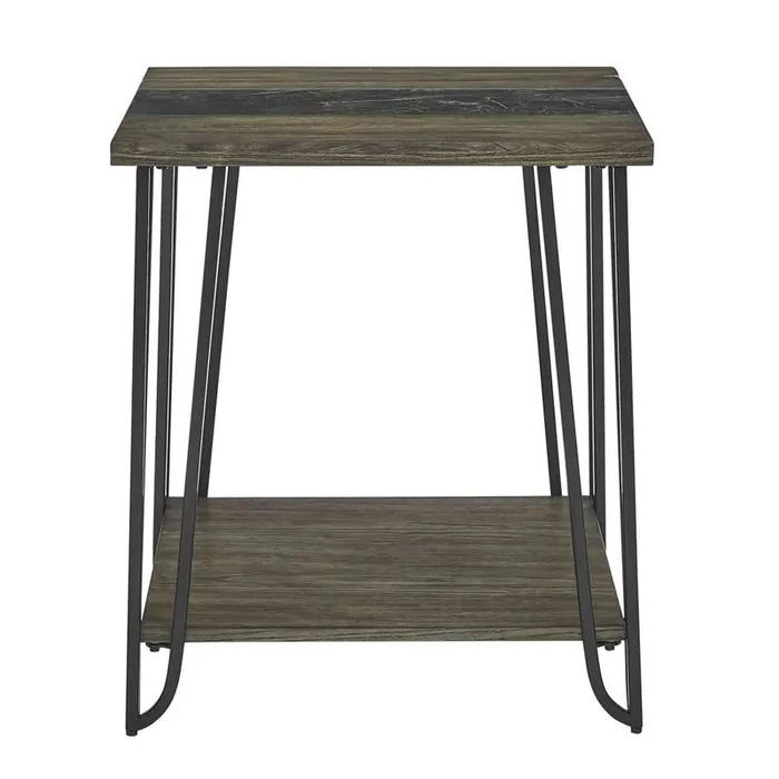 Steve Silver – Harper End Table w/ Sintered Stone Inlay – HP300E