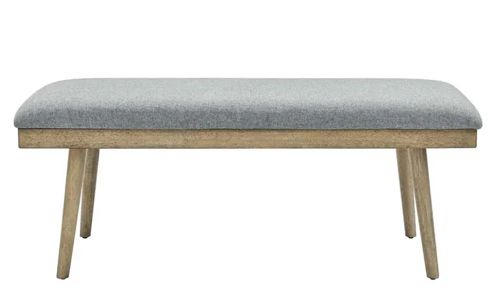 Steve Silver – Vida Gray Fabric Bench – VD500BNG