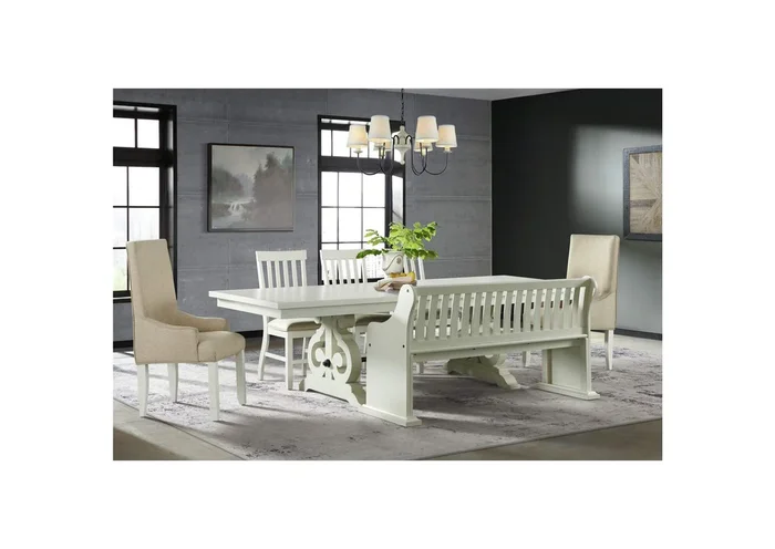 Stone Parson Arm Chair In White 2 Per Pack
