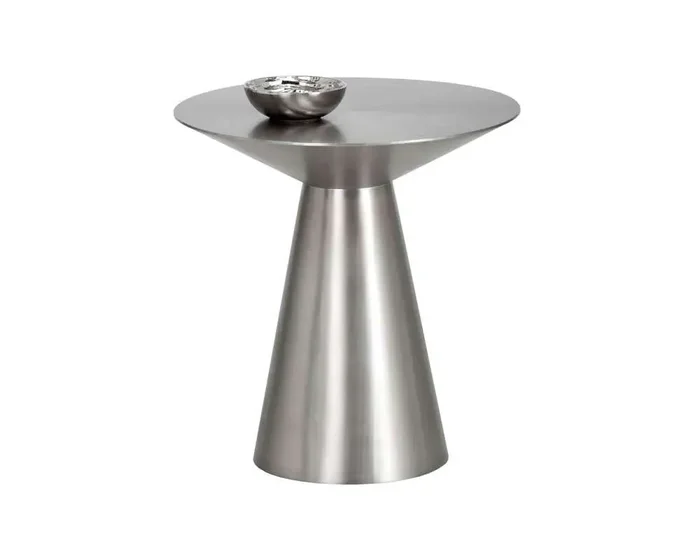 Sunpan – Ikon Carmel Side Table – Stainless Steel – 103009