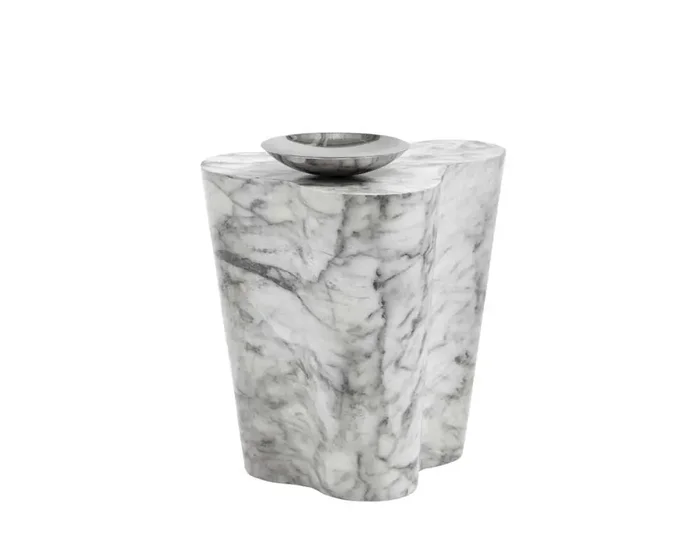 Sunpan – MIXT Ava End Table – Small – Marble Look – 103310