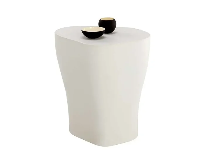 Sunpan – MIXT Dali End Table Large – White – 108568
